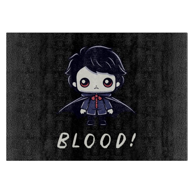 Tabla De Cortar Vampiro niño (Anverso)