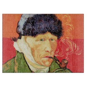 Tabla De Cortar Van Gogh - Autorretrato con oreja vendada y pipa
