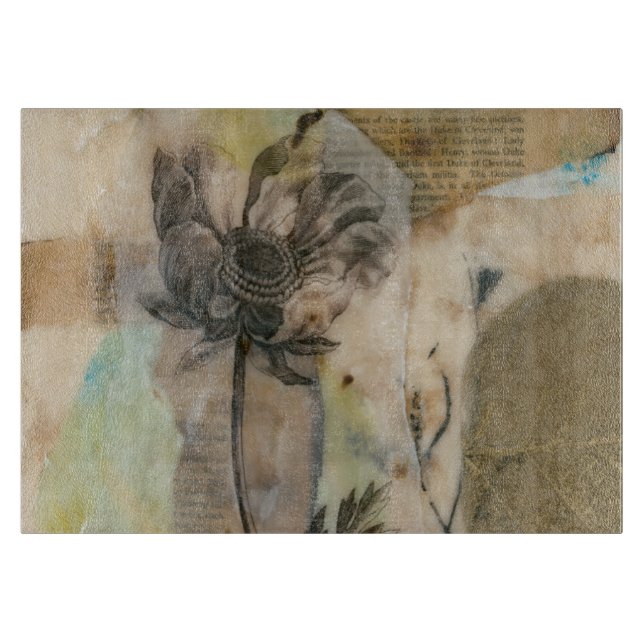 Tabla De Cortar Vellum Floral II (Anverso)