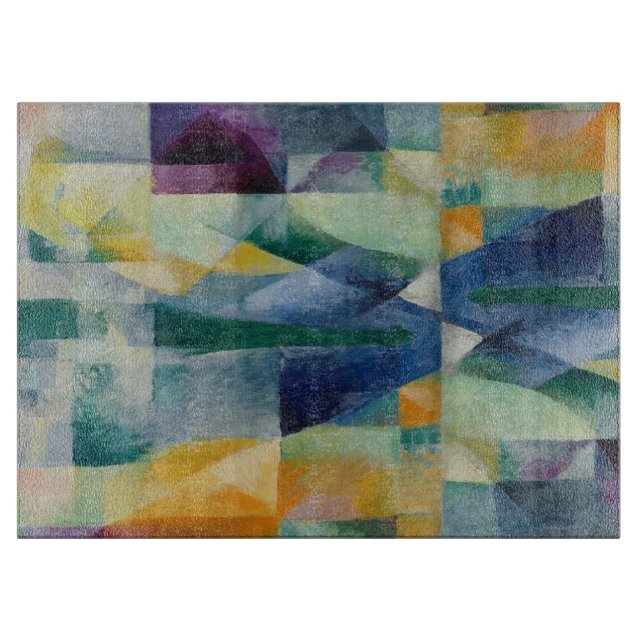 Tabla De Cortar Ventana simultánea 1912 de Robert Delaunay (Anverso)