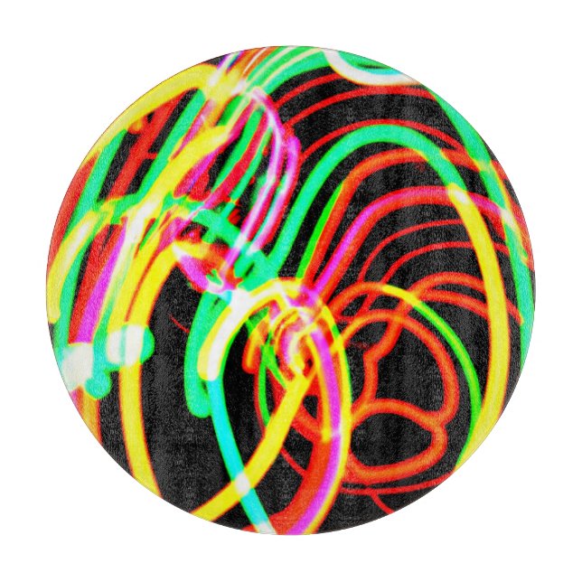 Tabla De Cortar Ver la última colección de patrones de neón (Anverso)