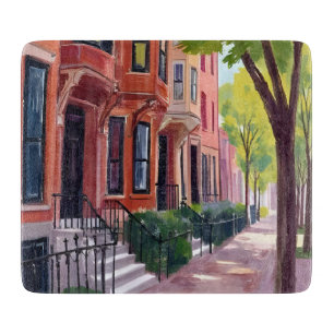 Tabla De Cortar Verano en Boston Brownstones de Massachusetts
