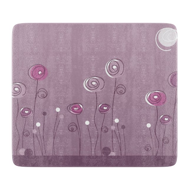 Tabla De Cortar Verano morado (Anverso)
