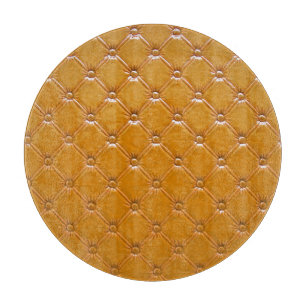 Tabla De Cortar Verdadera tapicería de cuero: motivos decorativos.