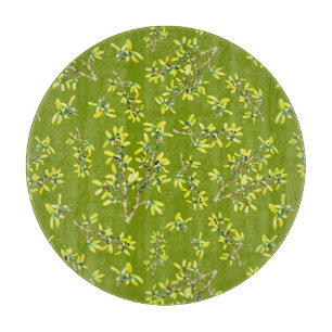 Tabla De Cortar Verde de espina negra