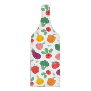 Tabla De Cortar Verduras alegres
