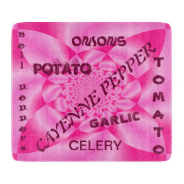 Tabla de cortar verduras Pétalo de hoja rosa