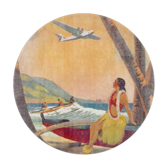 Tabla De Cortar Viaje en Hawái (Anverso)