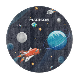 Tabla De Cortar Viaje Personalizado por el Espacio Exterior en la 