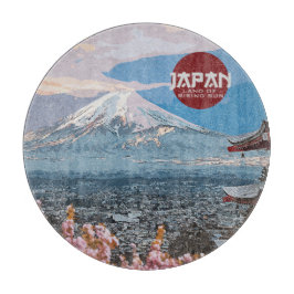 Tabla De Cortar Viajes en Japón del Monte Fuji    