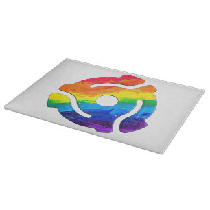 Tabla De Cortar Vibrante de adaptador de registro de 45 RPM de plá