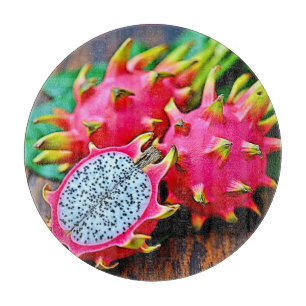 Tabla De Cortar Vibrante diseño de belleza de frutas de dragón