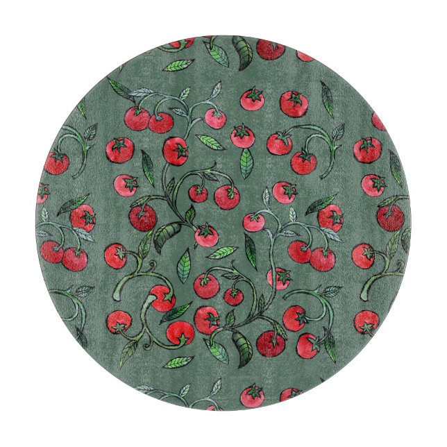 Tabla De Cortar Vid de Tomate                                      (Anverso)