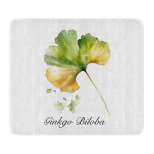 Tabla De Cortar Vida herbal: personalizable Ginkgo Biloba