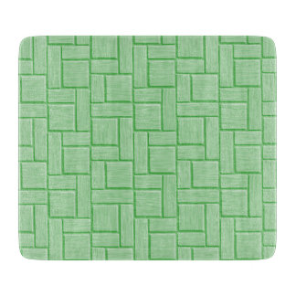 Tabla De Cortar Vidrio de bloques verdes