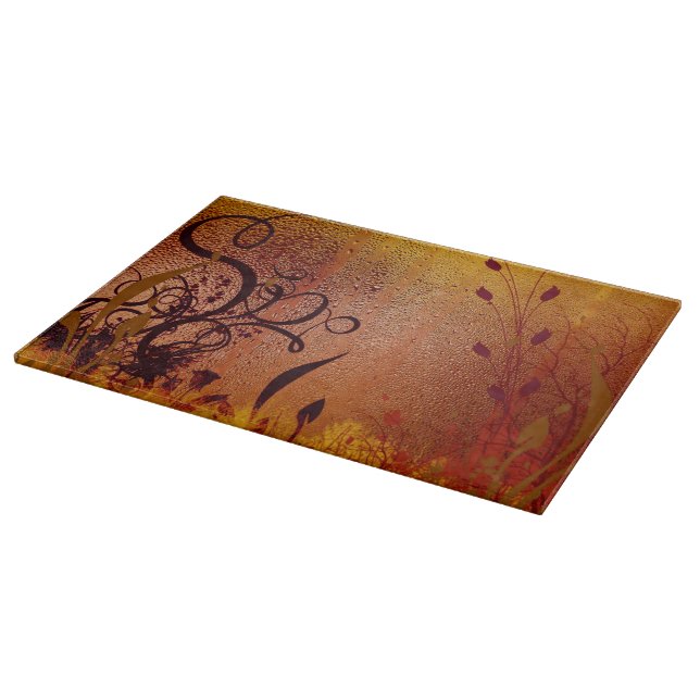 Tabla De Cortar Vidrio de cobre del rocío (Borde)