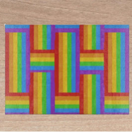 Tabla De Cortar Vidrio de Orgullo Entrelazado