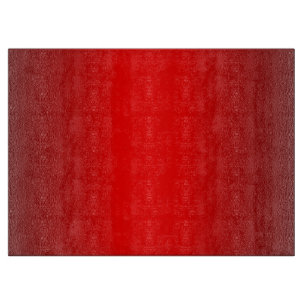 Tabla De Cortar Vidrio rojo del resplandor