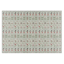 Tabla De Cortar Vidrio templado de Mahjong Tiles
