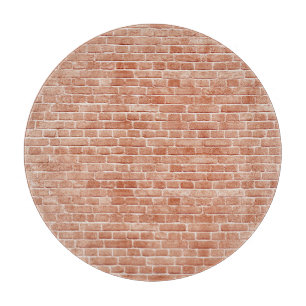 Tabla De Cortar Vieja textura de pared de ladrillo rojo.