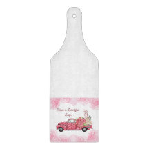 Viejas toallas de cocina de camionetas rosas antig