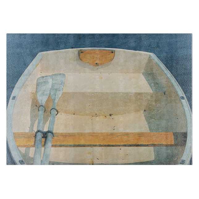 Tabla De Cortar Viejo barco de madera (Anverso)