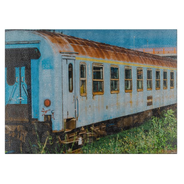 Tabla De Cortar Viejo tren (Anverso)