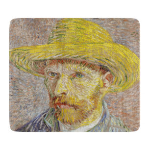 Tabla De Cortar Vincent van Gogh - Autorretrato con sombrero de pa
