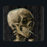 Tabla De Cortar Vincent van Gogh - Calavera con cigarrillo en llam<br><div class="desc">Cabeza de un Skeleton con un cigarrillo en llamas / Calavera con cigarrillo en llamas / Crane de squelette fumant une cigarrillo - Vincent van Gogh,  1885</div>