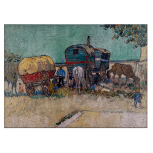 Tabla De Cortar Vincent van Gogh - Caravanas, campamento gitano ce