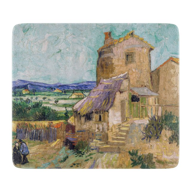 Tabla De Cortar Vincent van Gogh - El viejo molino (Anverso)