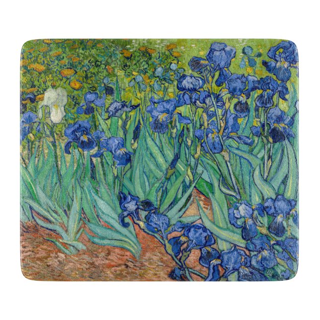 Tabla De Cortar Vincent Van Gogh - Irises (Anverso)