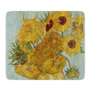 Tabla De Cortar Vincent Van Gogh - Jarrón con doce girasoles