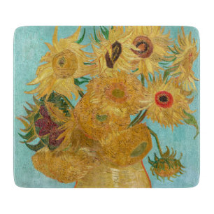 Tabla De Cortar Vincent Van Gogh - Jarrón con doce girasoles