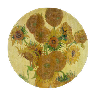 Tabla De Cortar Vincent van Gogh - Jarrón con quince girasoles