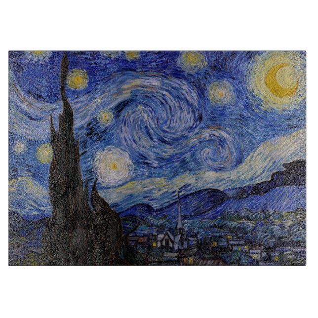 Tabla De Cortar Vincent Van Gogh - La noche estrellada (Anverso)