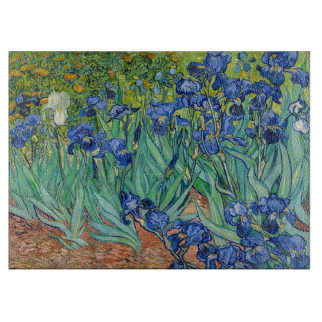 Tabla De Cortar Vincent Van Gogh - Lirios (Anverso)