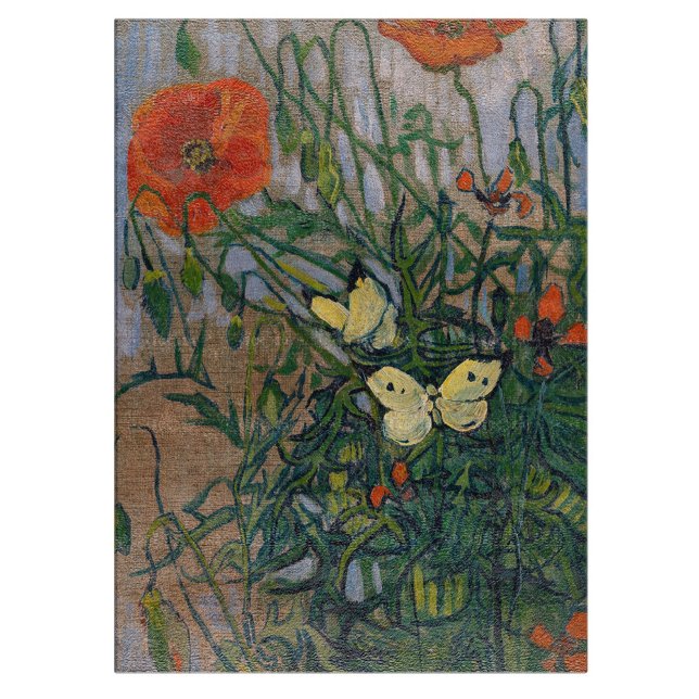 Tabla De Cortar Vincent van Gogh - Mariposas y Papas (Subido por el creador)