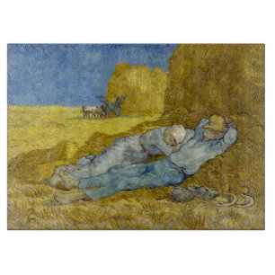 Tabla De Cortar Vincent Van Gogh - Mediodía, Descanso del trabajo 
