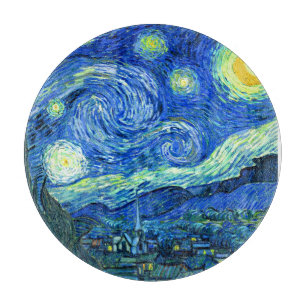 Tabla De Cortar vincent van gogh starry night