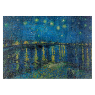 Tabla De Cortar Vincent Van Gogh Starry Night Over the Rhone