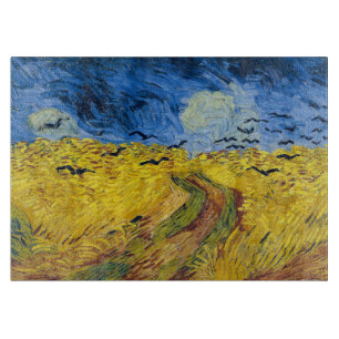 Tabla De Cortar Vincent van Gogh - Trigal con cuervos