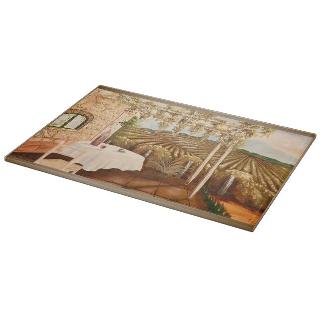 Tabla De Cortar Viñedo (Borde)