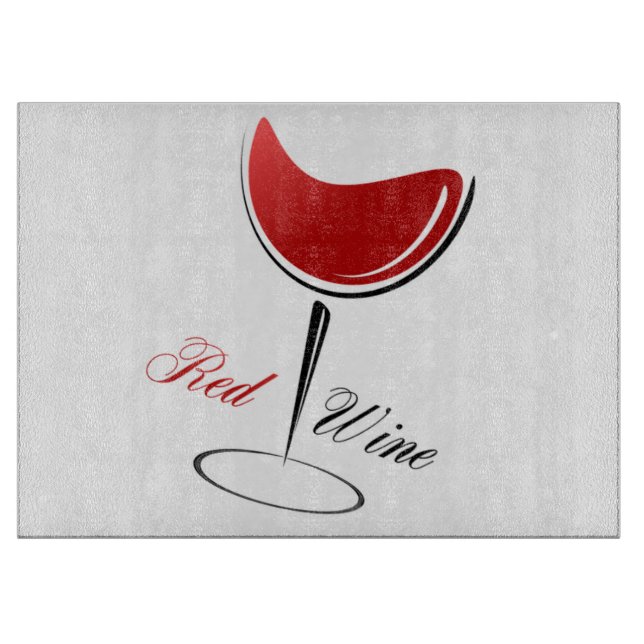 Tabla De Cortar Vino Rojo (Anverso)