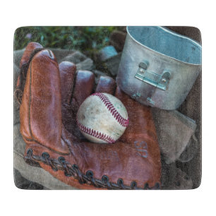 Tabla De Cortar Vintage Baseball Mit y Ball Baseball Glove Amer