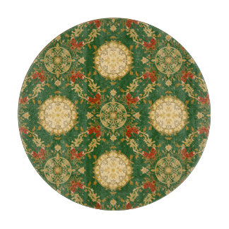Tabla De Cortar Vintage Christmas Pattern - Cutting Board