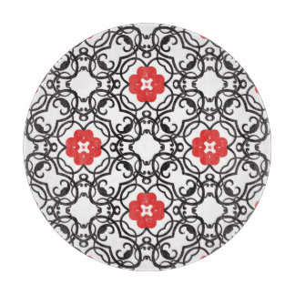 Tabla De Cortar Vintage floral intemporal: clásico sin inconvenien