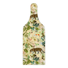 Tabla De Cortar Vintage Moderno Flor Jungla Tropical