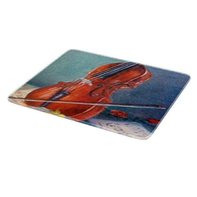Tabla De Cortar Violín/Violin (Borde)