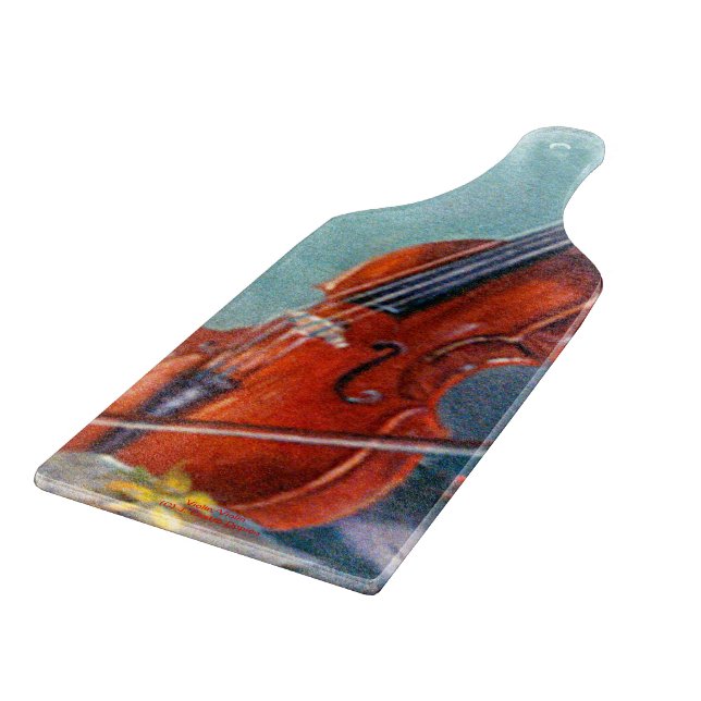 Tabla De Cortar Violín/Violin (Borde)